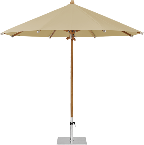 parasol TEAKWOOD Glatz - Ombre et terrasse